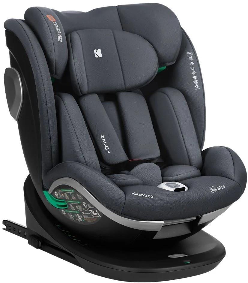 Scaun auto copii Kikka Boo i-Drive Dark Grey