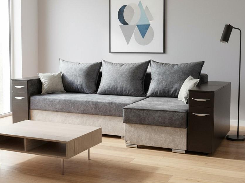 Canapea coltar Elegant Style B2 Gri