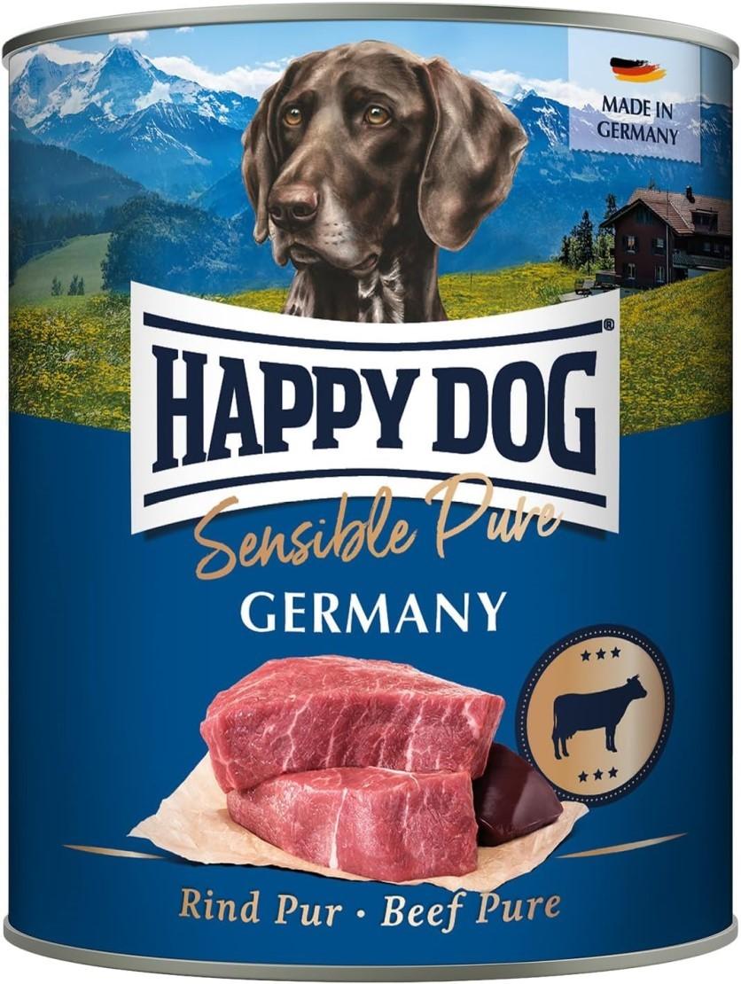 Hrana umeda pentru caini Happy Dog Rind Pur beef Germany 800g