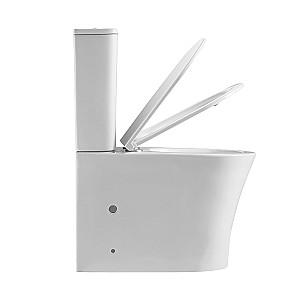 Vas WC NOMI Aura Rimless alim. infer. orizontal Soft close Easy Release UF