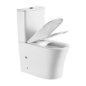 Vas WC NOMI Aura Rimless alim. infer. orizontal Soft close Easy Release UF