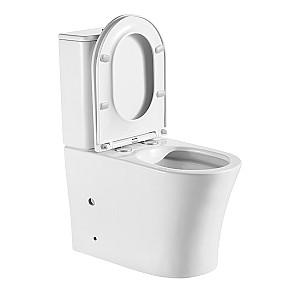 Vas WC NOMI Aura Rimless alim. infer. orizontal Soft close Easy Release UF