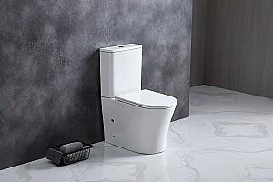 Vas WC NOMI Aura Rimless alim. infer. orizontal Soft close Easy Release UF