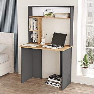 Masa de birou Trendy BR2-AA Pin Atlantic (Bej)/Antracit (Gri)