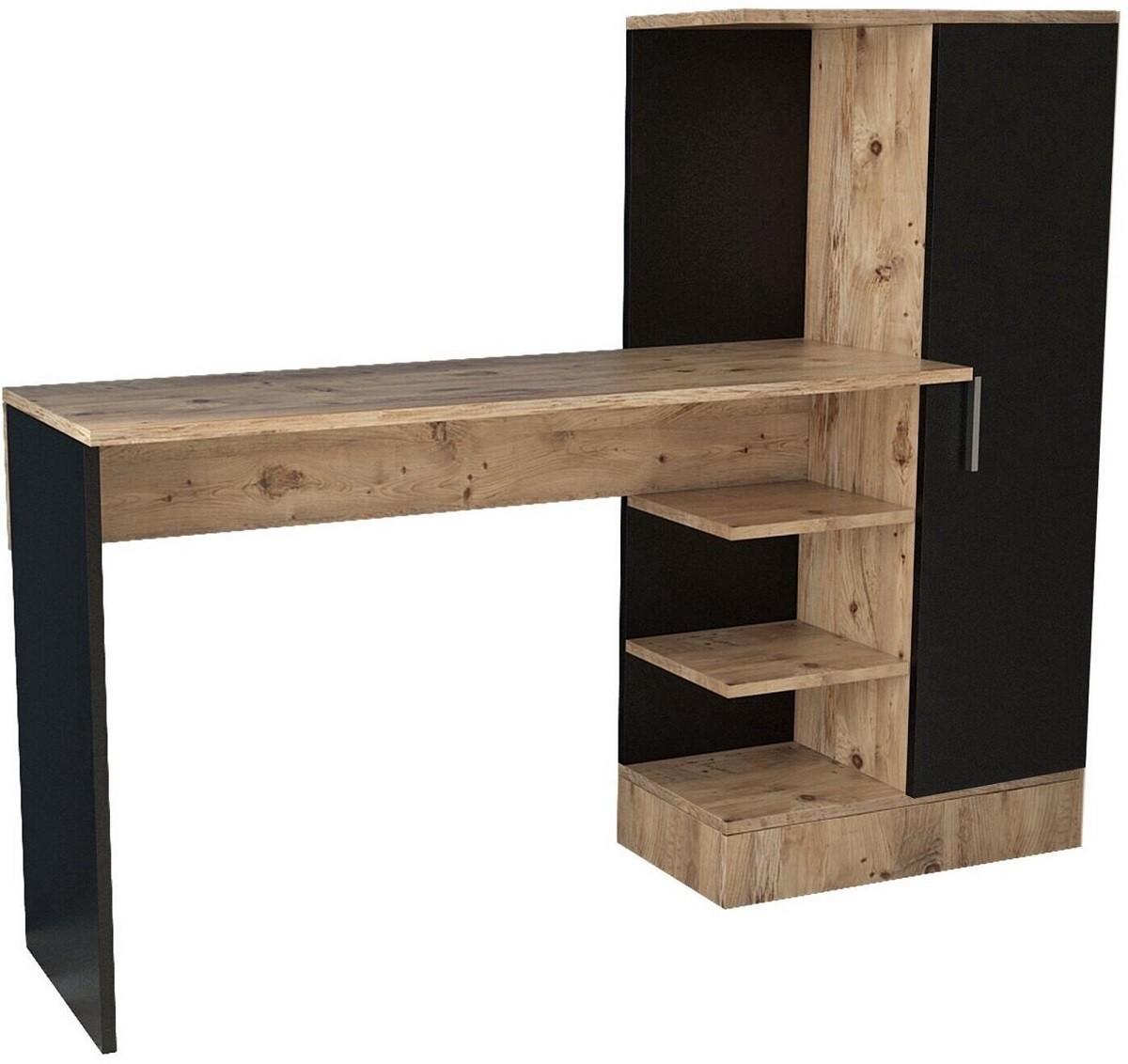 Masa de birou Trendy CT2-AB Pin Atlantic (Bej)/Negru