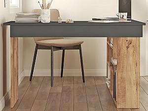 Masa de birou Trendy CT5-AA Pin Atlantic (Bej)/Negru