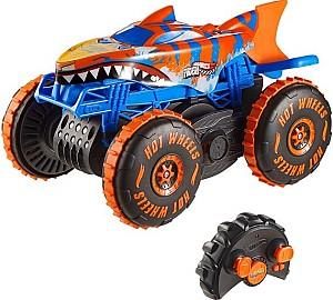 Jucarie teleghidata Hot Wheels Monster Trucks „Rechin-tigru”
