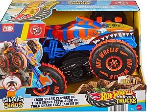 Jucarie teleghidata Hot Wheels Monster Trucks „Rechin-tigru”