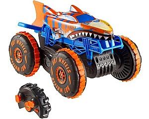 Jucarie teleghidata Hot Wheels Monster Trucks „Rechin-tigru”