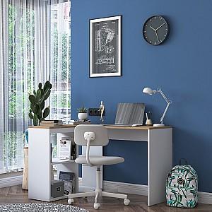 Masa de birou Trendy HA113 2035 Stejar (Bej)/Alb