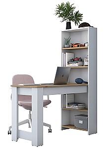 Masa de birou Trendy HA106 2493 Alb/Nuc (Maro)