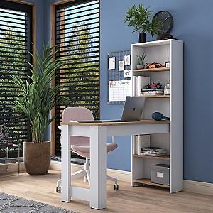 Masa de birou Trendy HA106 2493 Alb/Nuc (Maro)