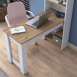 Masa de birou Trendy HA106 2493 Alb/Nuc (Maro)