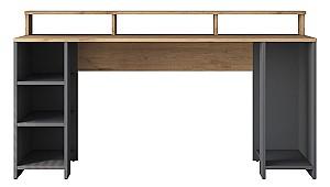 Masa de birou Trendy HA110 2629 Nuc (Maro)/Antracit (Gri)