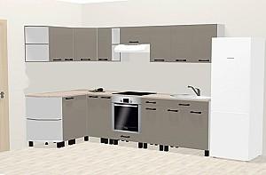 Set mobila bucatarie Ambianta Iris 1.5x2.9 m (gri)