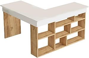 Masa de birou Trendy CT5-AW Pin Atlantic (Bej)/Alb