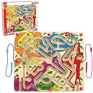 Joc de logica Hape Labirint magnetic «Zoo»