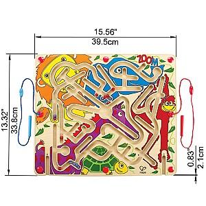 Joc de logica Hape Labirint magnetic «Zoo»