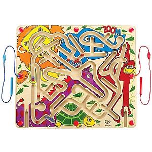 Joc de logica Hape Labirint magnetic «Zoo»