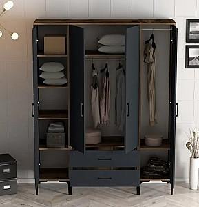 Dulap Trendy Kumsal PTR Nuc / Antracit