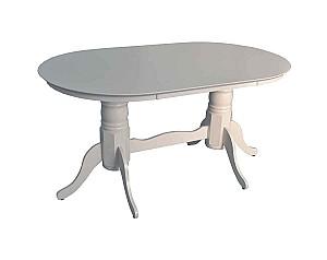 Set de masa si scaune Evelin HV 24V White + 6 scaune Gloria White NV-10WP Grey