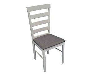 Set de masa si scaune Evelin HV 24V White + 6 scaune Gloria White NV-10WP Grey