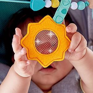 Jucarie bebelus Hape E0021A Bumblebee Pram Chain