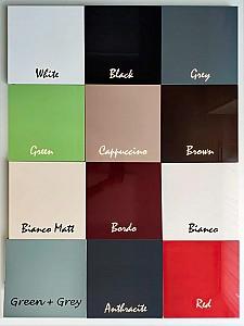 Set mobila bucatarie PS Lena 2 m (MDF lucioasa) Bordo