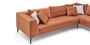 Canapea coltar Dogtas LUCCA PLUS Right 290x225cm GK2254 Velvet Brick