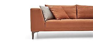 Canapea coltar Dogtas LUCCA PLUS Right 290x225cm GK2254 Velvet Brick