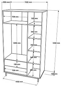 Dulap Trendy ON15-W Alb