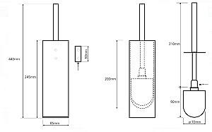 Perie de WC Bemeta 118113092