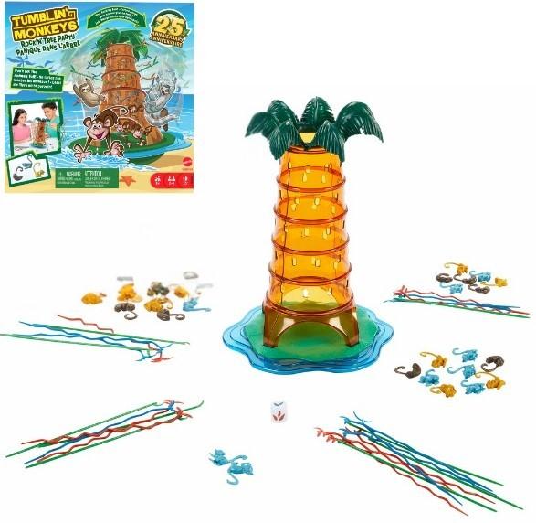 Joc de masa Mattel Tumblin Monkeys: Petrecere distractivă în copac