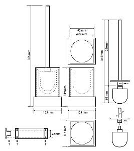 Solutii  pentru WC Bemeta Gamma Black 145413092