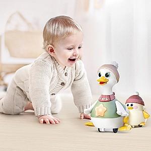 Jucarie interactiva Hola Toys Mama rață și rățușca (HE998701)