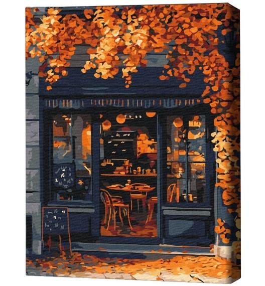 Tablou pe numere BrushMe Cafenea pe colț 40х50 cm (în cutie)