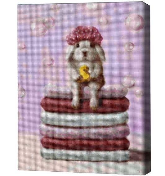 Pictura cu diamante BrushMe Ziua de baie, Lucia Heffernan 40*50 сm (fără cutie)