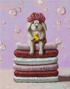 Pictura cu diamante BrushMe Ziua de baie, Lucia Heffernan 40*50 сm (fără cutie)