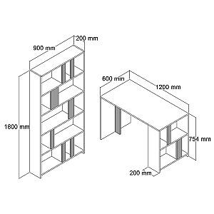 Masa de birou Trendy Lima Nuc (Maro)