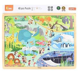 Puzzle VIGA Grădina zoologică (44587)