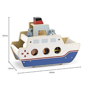 Set de jucarii VIGA Feribot din lemn (44684)