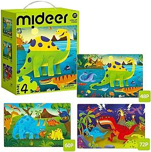Puzzle Mideer Lumea Dinozaurilor (MD1643)