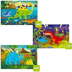 Puzzle Mideer Lumea Dinozaurilor (MD1643)