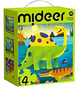 Puzzle Mideer Lumea Dinozaurilor (MD1643)