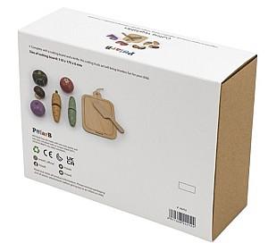 Set de bucatarie pentru papusi VIGA PolarB „Legume de tăiat” (44212)