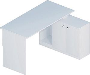 Masa de birou Trendy Basak Alb