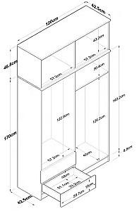 Dulap Trendy BA121 2696