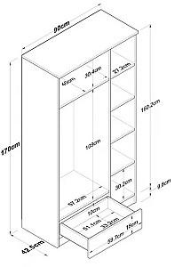 Dulap Trendy BA117 2253