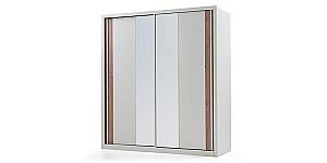 Dulap-cupe Dogtas MAYER 240cm Alb/Stejar (Bej)