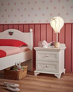 Noptiera Dogtas SECRET GARDEN Alb